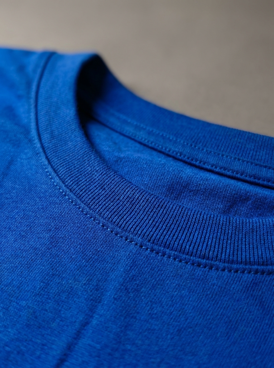 Men’s Classic Full Sleeve Round Neck T-Shirt – Solid Royal Blue