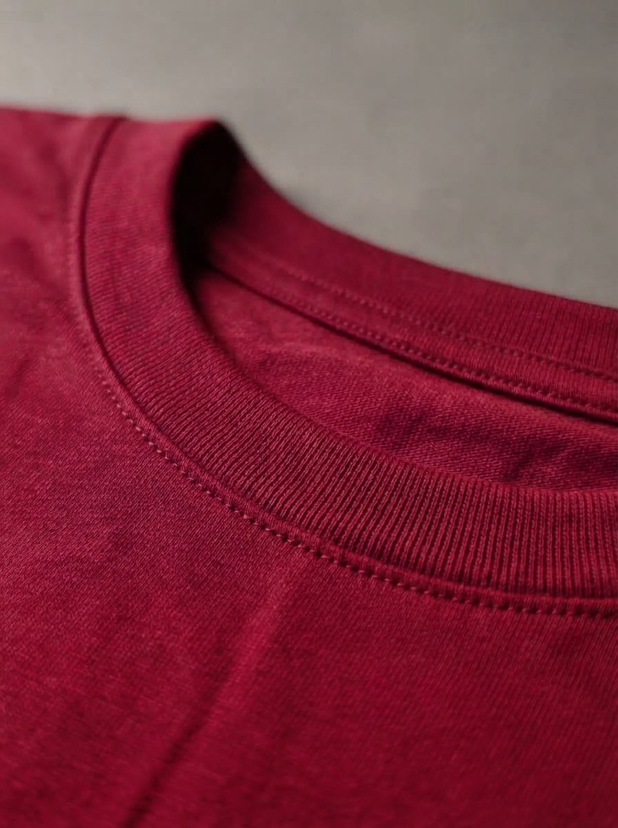 Men’s Classic Full Sleeve Round Neck T-Shirt – Solid Red