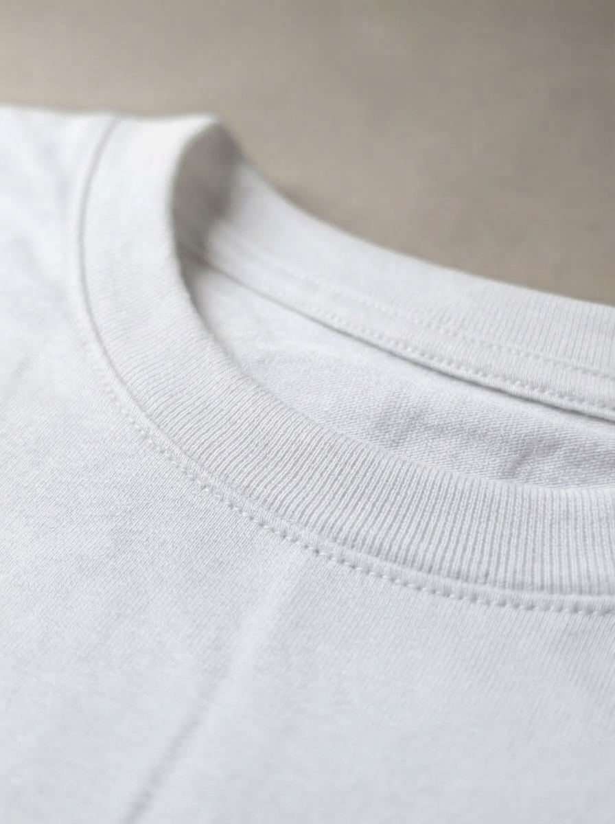 Men’s Classic Full Sleeve Round Neck T-Shirt – Solid White